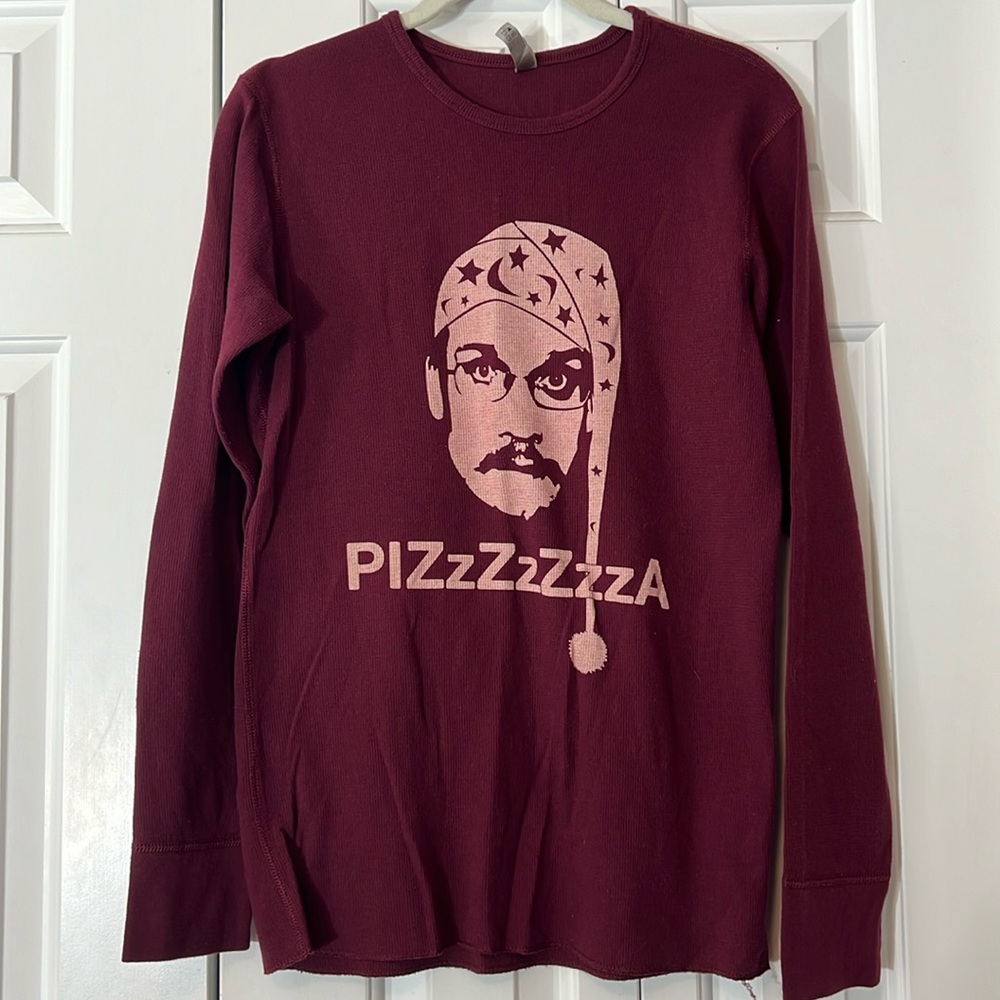 Pizza John Henley Long Sleeve. LIMITED EDITION.